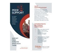 Peer Support Certification Rack Card