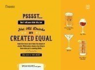 Bathroom Poster - Not All Drinks are Created Equal